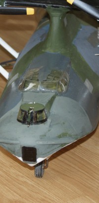 closeup of front gun turret and cockpit 20140525