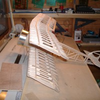 sopwith dove partially assembled wings and fuselage 20140525
